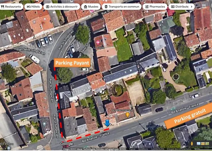 Apartmán Maison Et D'anatole France Proche Centre-ville, Universite - Chu, Patinoire Et Futuroscope Poitiers